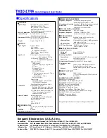 Предварительный просмотр 2 страницы Ikegami TM10-17RA Specifications