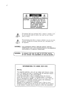 Предварительный просмотр 2 страницы Ikegami TM14-80RH Operation Manual