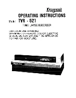 Предварительный просмотр 1 страницы Ikegami TVR-521 Operating Instructions Manual