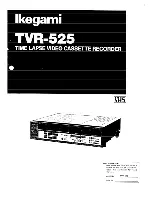 Ikegami TVR-525 Operation Manual preview