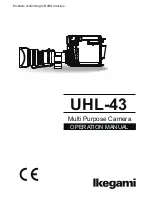 Preview for 1 page of Ikegami UHL-43 Operation Manual