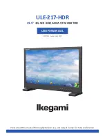 Предварительный просмотр 1 страницы Ikegami ULE-217-HDR User Manual