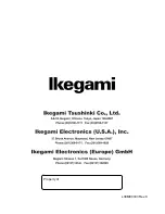 Предварительный просмотр 28 страницы Ikegami ULE-217 Instruction Manual