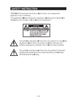 Предварительный просмотр 5 страницы Ikegami ULM-153 Instruction Manual