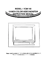 Ikegami VCM-140 Instruction Manual предпросмотр