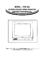 Ikegami VCM-200 Instruction Manual предпросмотр