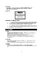 Предварительный просмотр 2 страницы Ikegami VCM-2101 Instruction Manual