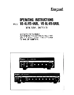 Preview for 1 page of Ikegami VS-4ABL Operating Instructions Manual