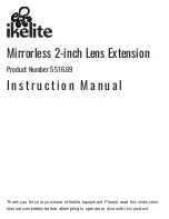 Предварительный просмотр 1 страницы Ikelite 5516.69 Instruction Manual