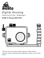 Предварительный просмотр 1 страницы Ikelite 6148.11 Instruction Manual