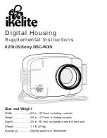 Preview for 1 page of Ikelite 6210.09 Sony DSC-WX9 Supplemental Instructions