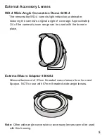 Preview for 5 page of Ikelite 6242.60 Canon SX600 HS Instructions Manual