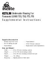 Ikelite 6270.06 Supplemental Instructions preview