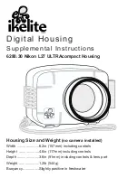 Предварительный просмотр 1 страницы Ikelite 6280.30 Supplemental Instructions