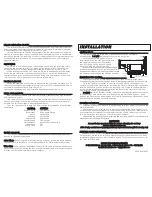 Предварительный просмотр 2 страницы Ikelite DCR-SR190 Supplemental Instructions