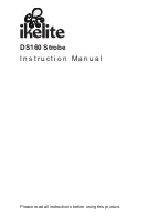 Предварительный просмотр 1 страницы Ikelite DS160 Instruction Manual