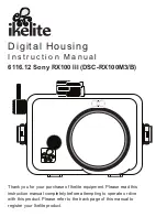 Ikelite DSC-RX100M3/B Instruction Manual preview