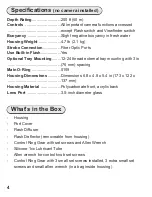 Preview for 4 page of Ikelite DSC-RX100M3/B Instruction Manual