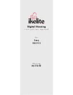 Ikelite DSC-V3 Instruction Manual preview