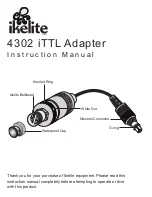 Ikelite iTTL Instruction Manual preview