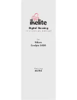 Ikelite Nikon 5400 Instruction Manual preview