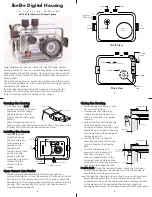 Предварительный просмотр 2 страницы Ikelite Olympus C-60 Instructional Manual