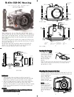 Preview for 1 page of Ikelite Olympus E-500 Instruction Manual