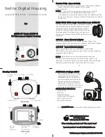 Ikelite SD870 IS Supplemental Instructions preview