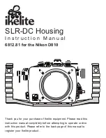 Ikelite SLR-DC Housing Instruction Manual preview