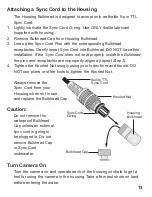 Preview for 13 page of Ikelite SLR-DC Housing Instruction Manual