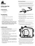 Предварительный просмотр 1 страницы Ikelite ST1K Quick Start Manual