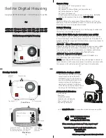 Preview for 1 page of Ikelite Stylus 1030 SW Supplemental Instructions