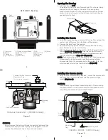 Предварительный просмотр 2 страницы Ikelite SX10 IS Instruction Manual