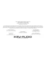 Предварительный просмотр 1 страницы iKEY-AUDIO HDR7 Instruction Manual