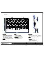 Предварительный просмотр 1 страницы iKey DW-860 Dimensions & Features Manual