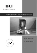 IKI KIVI-IKI SL Instructions For Installation And Use Manual preview