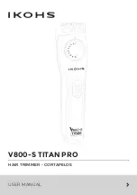 Предварительный просмотр 1 страницы IKOHS V800-S TITAN PRO User Manual