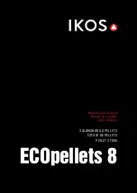 Preview for 1 page of IKOS ECOpellets 8 User Manual