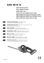 Ikra AHS 4518 LI Operating Instructions Manual preview