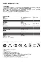 Preview for 106 page of Ikra AHS 6024 LI-E Operating Instructions Manual