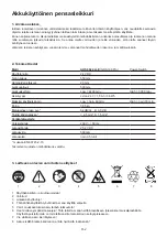 Preview for 120 page of Ikra AHS 6024 LI-E Operating Instructions Manual