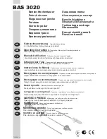 Preview for 1 page of Ikra BAS 3020 Operating Instructions Manual