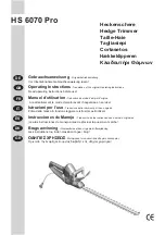 Ikra HS 6070 Pro Operating Instructions Manual предпросмотр