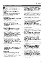 Предварительный просмотр 21 страницы Ikra ICB 20 Original Instructions Manual