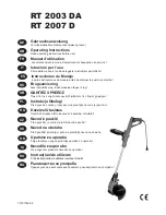 Preview for 1 page of Ikra RT 2003 DA Operating Instructions Manual