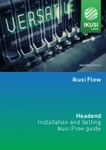 Preview for 1 page of IKUSI Flow Installation And Setting Manual