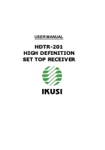 IKUSI HDTR-201 User Manual preview