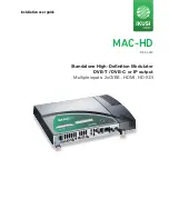 Preview for 1 page of IKUSI MAC-HD Installation Manual For Users