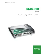 IKUSI MAC-HD Web Interface User Manual preview