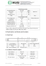 Preview for 5 page of IKUSI OP-131Tx Series User Manual